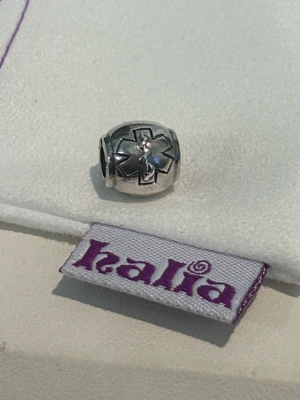 Halia “Medic Alert” Charm - Sterling Silver